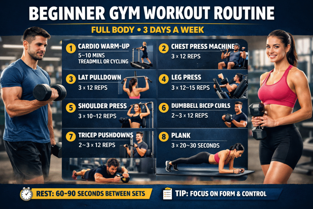 gym beginner workouts