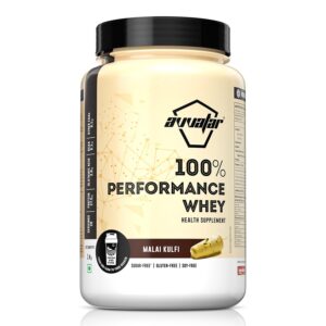 avvatar PERFORMANCE WHEY PROTEIN | 1Kg | Malai Kulfi Flavour I 27.5g Protein | 29 Servings