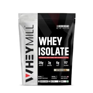 100% Whey Protein Isolate | 28G Protein, 3G Creatine, 7G Bcaa |Supplement Powder With Creatine For Men, Women & Athletes (1 Kg/2.2Lb | 28 Servings | Butterscotch)