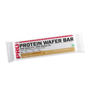 GNC Pro Performance 100% Protein Wafer Bar l 10g Pure Whey Protein Snack l Peanut Butter l 0 Trans Fat l 0 Added Sugar l No Palm Oil l 40g