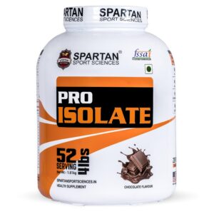 Pro Isolate | Whey Isolate Protein Powder | 28g Protein & Added EAAs & BCAAs | Helps Build Lean Muscle Mass & Muscle Recovery (4lbs, Chocolate)