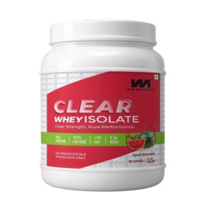 Clear Whey Isolate 90% | 24g Protein Per Serving | 30 Servings | 0.5% Lactose, 1% Fat, 0 Sugar | Fast Absorbing, Zero Bloating, Easy to Digest | Fast Muscle Recovery (SPLASH WATERMELON)