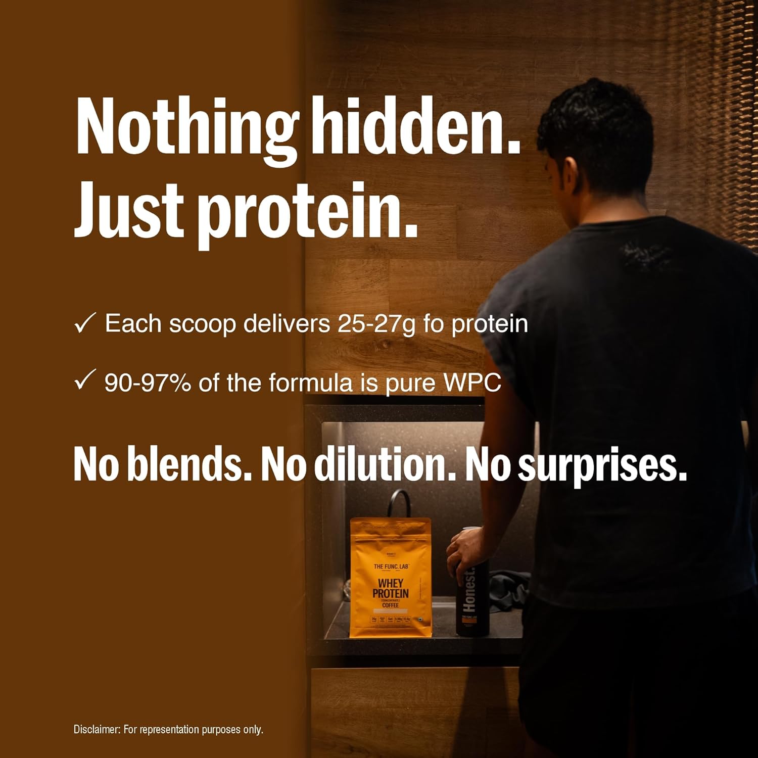 The Func. Lab Whey Protein Concentrate - Assorted Flavour Travel Packs | 6 Sachets(35g Each) | Grass‑Fed, 25-26g Protein per Scoop | High Protein Supplement with Digestive Enzyme for better Absorption - Image 6