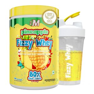 [Pineapple]|Clear Whey Protein isolate + Electrolytes|80% Protein,0g Lactose,0 Added Sugar,1g fat|Clean Label Project Purity Award Certified|GLP 1 Support|with Free Shaker