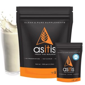 AS-IT-IS Nutrition Whey Protein Isolate | Unflavoured (Whey protein Isolate 1kg + Creatine 100gms) | Combo pack