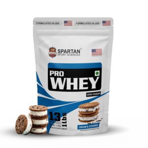 Spartan Sport Science Pro Whey Protein 2lbs variations (1lbs, Cookies & Cream)