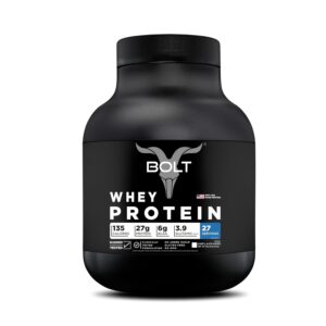 Bolt 100% Whey Protein Powder| 25g Protein Per Scoop, 6G BCAA |Unflavoured | 27 Servings | 2lb,907G| Muscle Recovery | Lean Muscle Support | Low Carb | Fast Absorption |Gluten-Free | Easy to Digest